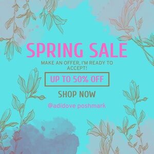Spring Sale Starts Now!! Make an offer, bundle listings for more savings! 🎉